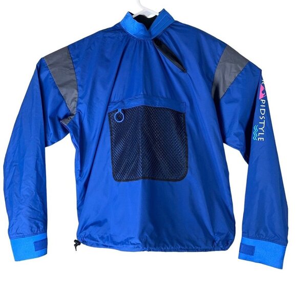 Waterproof Jacket Neoprene Paddle Board Dry Top Pullover Medium VTG Rapidstyle